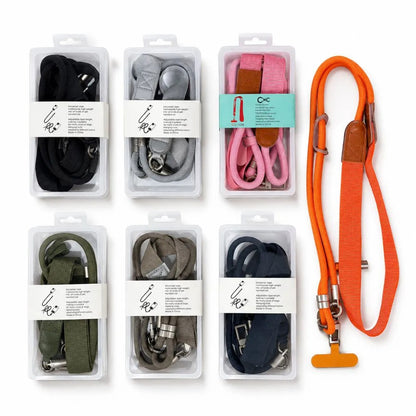 Kit Cordão Premium para Celular de Pescoço e Pulso Salva-Celular - Cores Sortidas