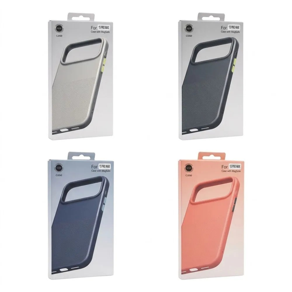 Capinha Emborrachada com Textura Bipartida e Interior Aveludado – iPhone 14 Pro